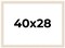 40x28 Wide Barnwood Picture Frame with UV-Resistant Acrylic & Acid Free Backing, Available in 6 Paint Finishes - Grey, Brown, White, and Black